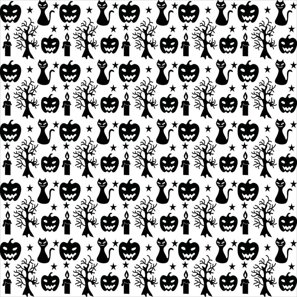 WSeamless halloween pattern design, Creative halloween layout for your designeb vector