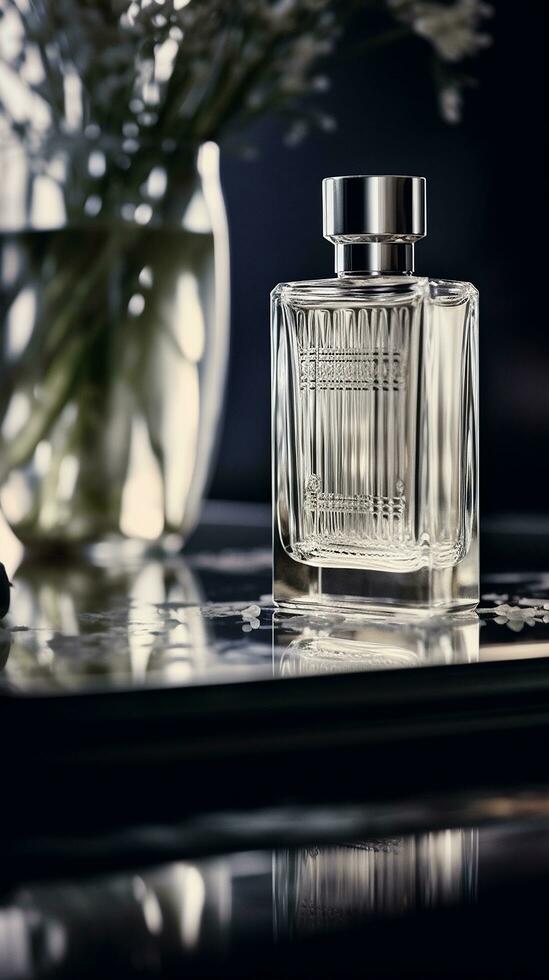 A men perfume that embodies the aroma of the legendary AI Generated Image photo