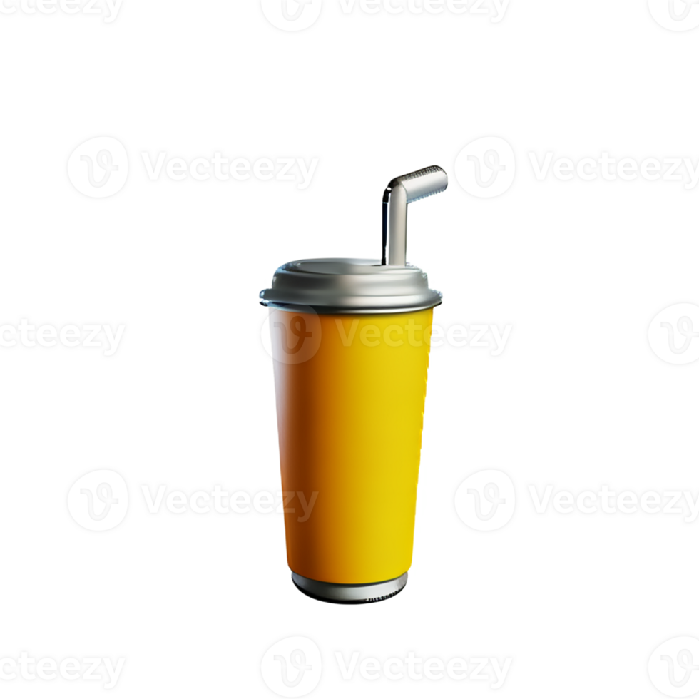 soda 3d rendering icon illustration png