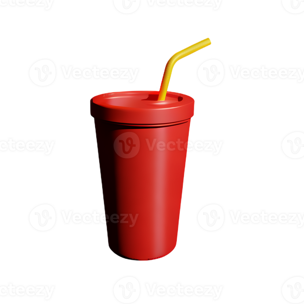 soda 3d rendering icon illustration png