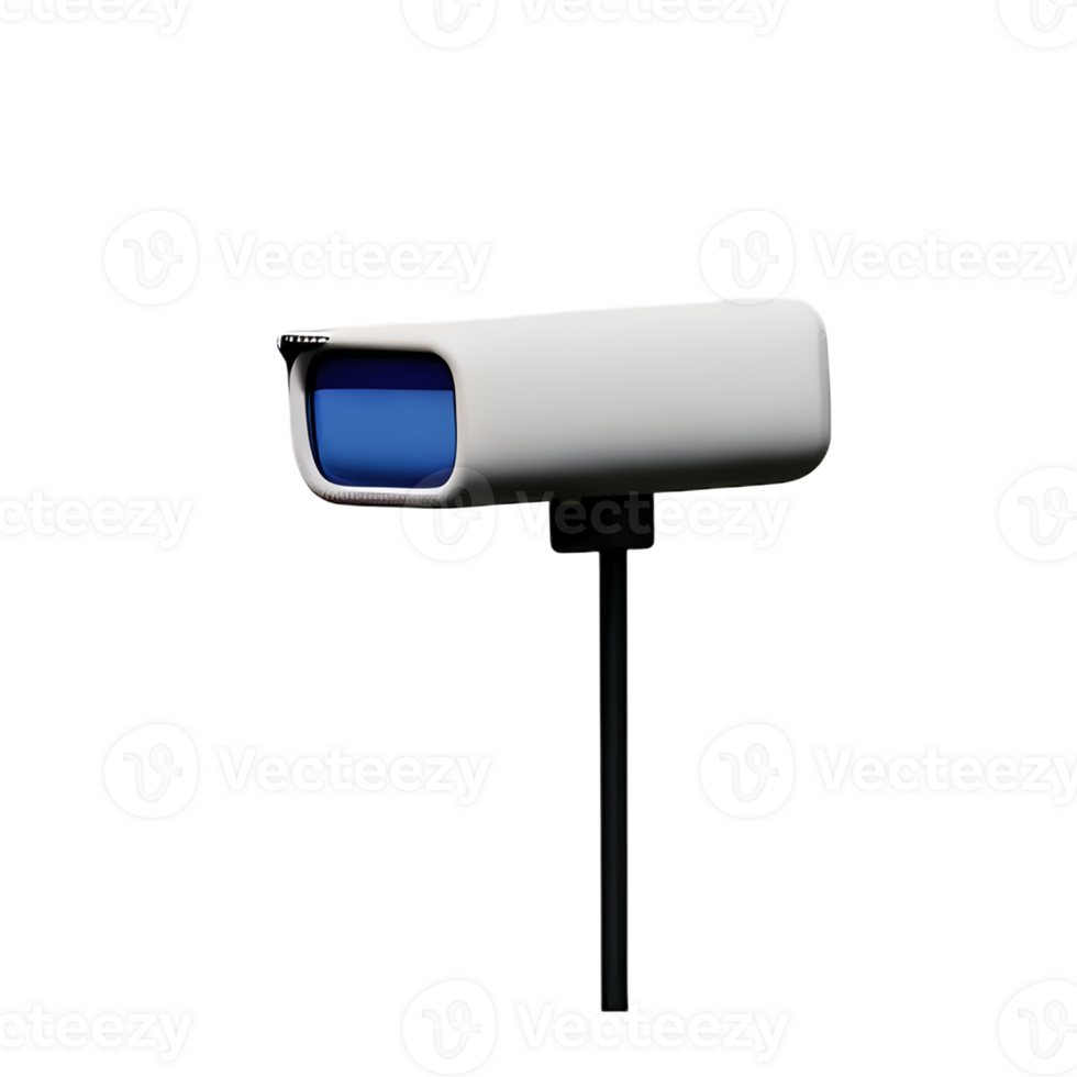 cctv 3d interpretazione icona illustrazione png