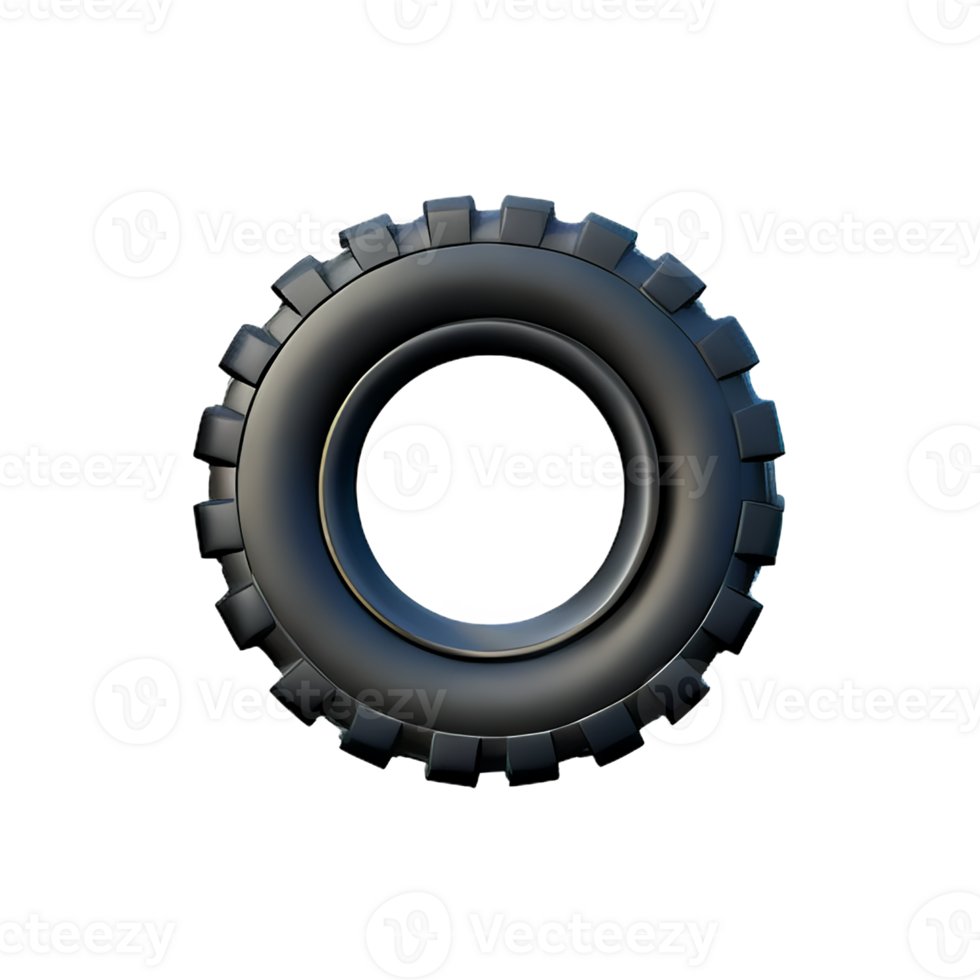 tire 3d rendering icon illustration png