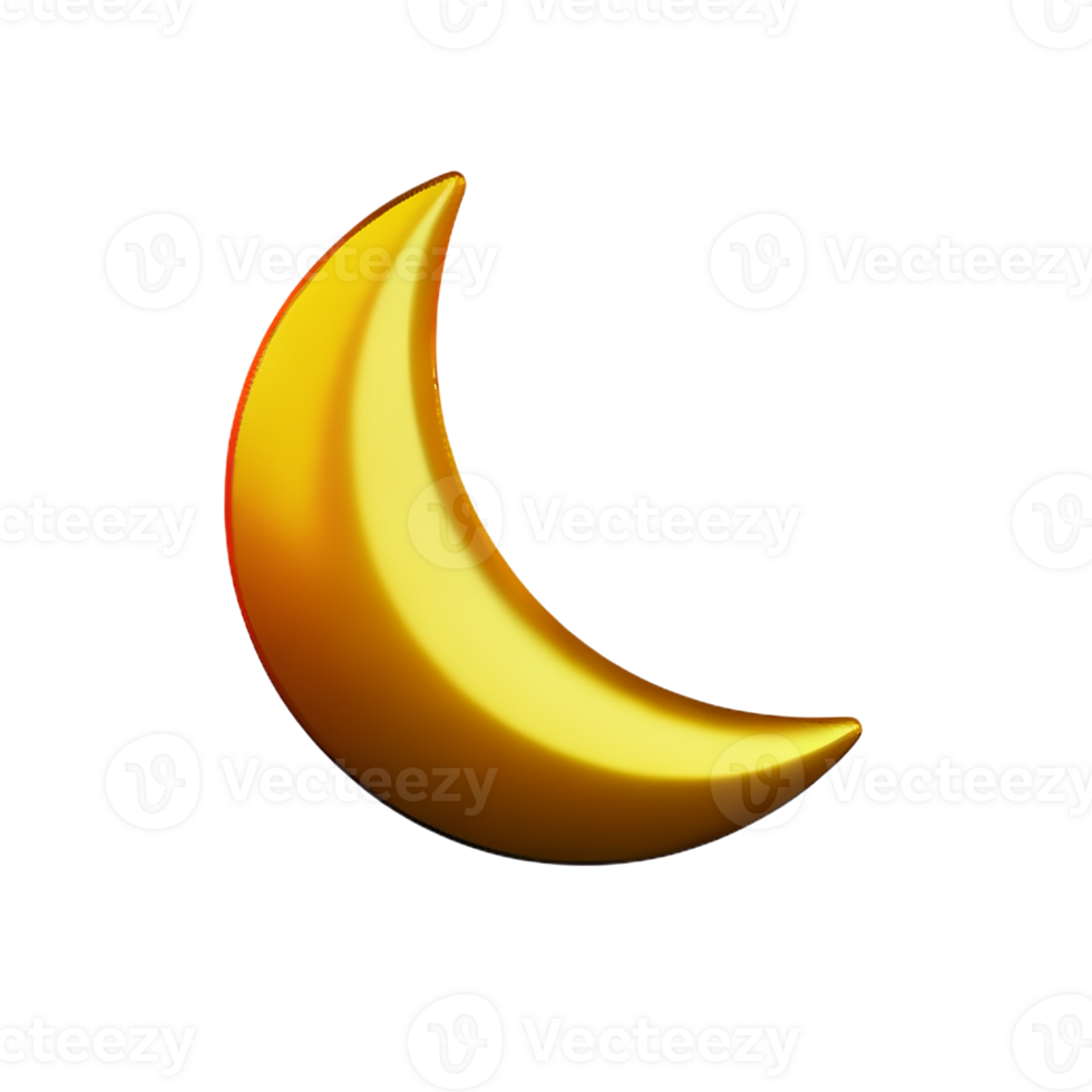 Crescent moon png icon sticker