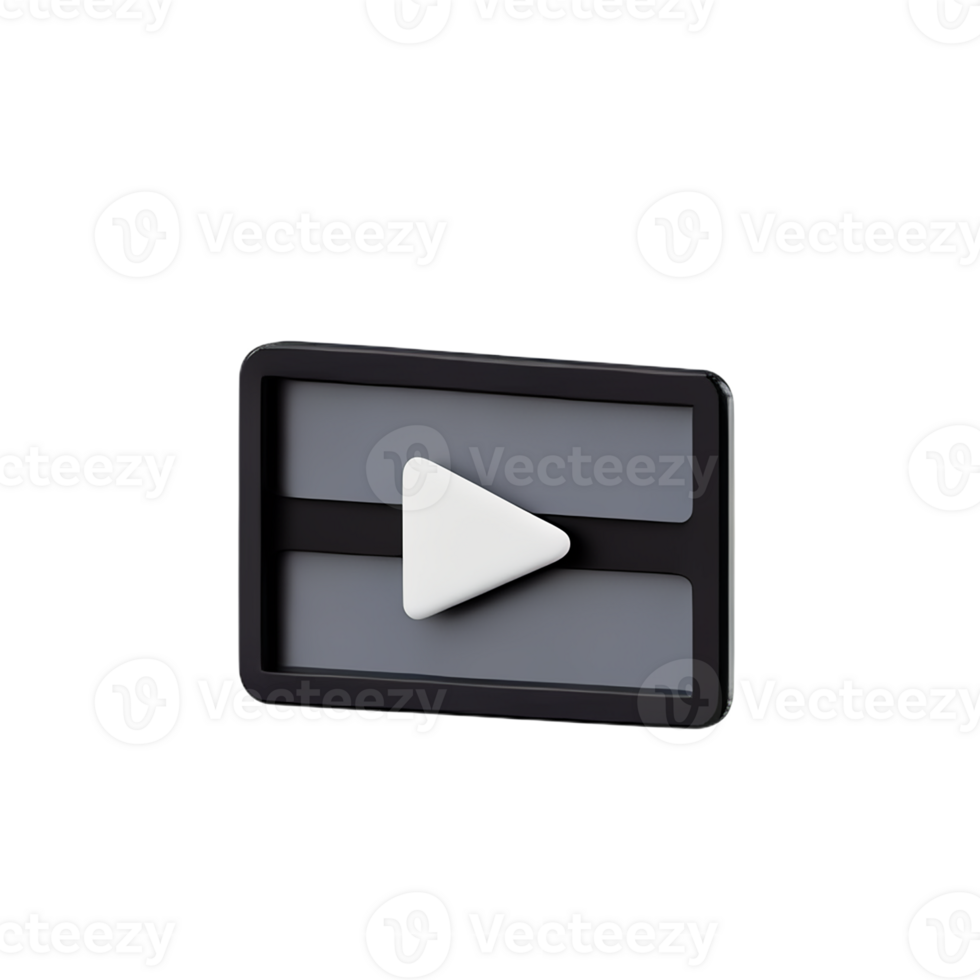 film strip 3d rendering icon illustration png