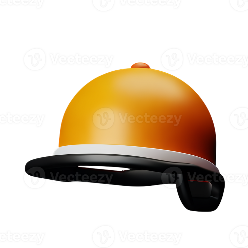 helmet 3d rendering icon illustration png