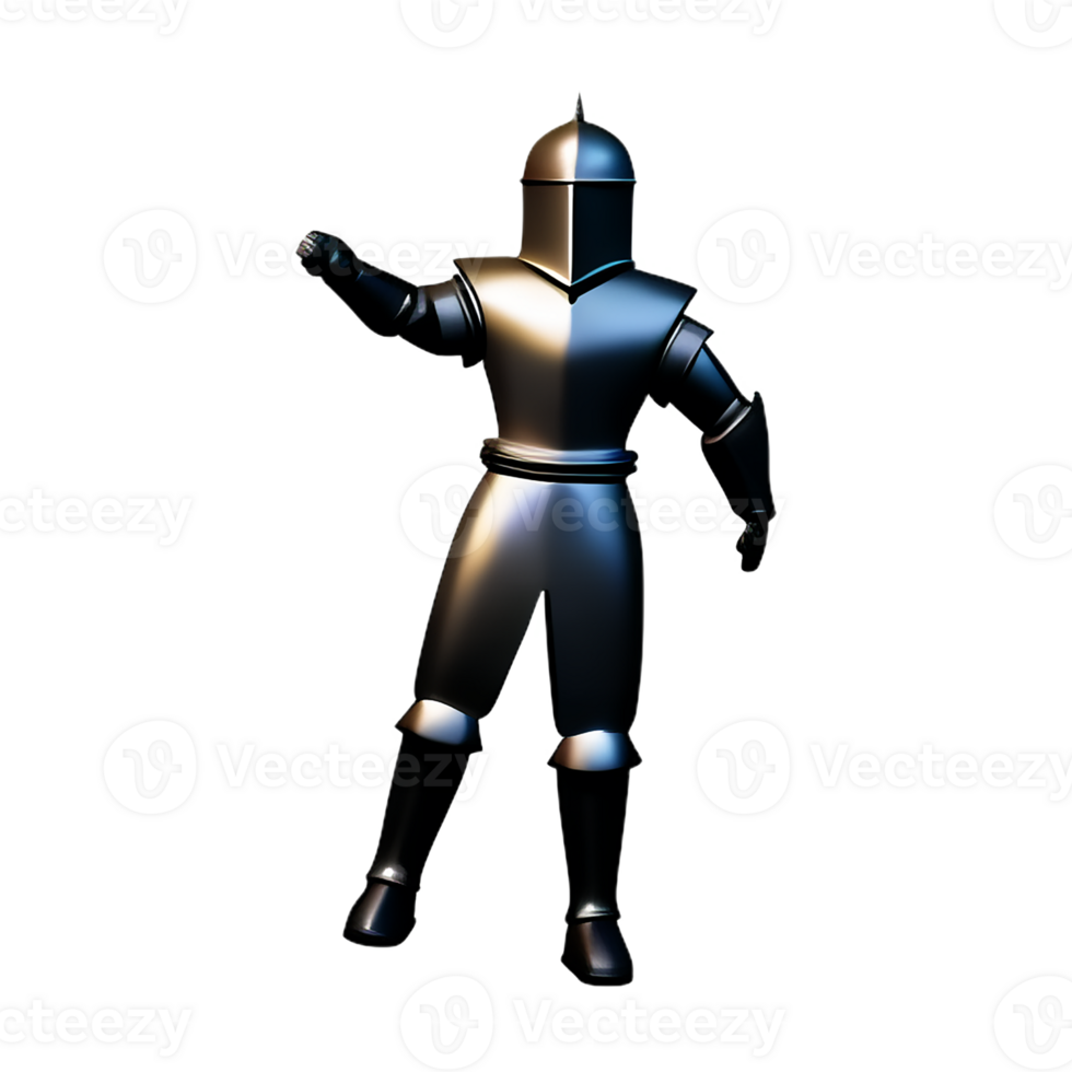 knight 3d rendering icon illustration png