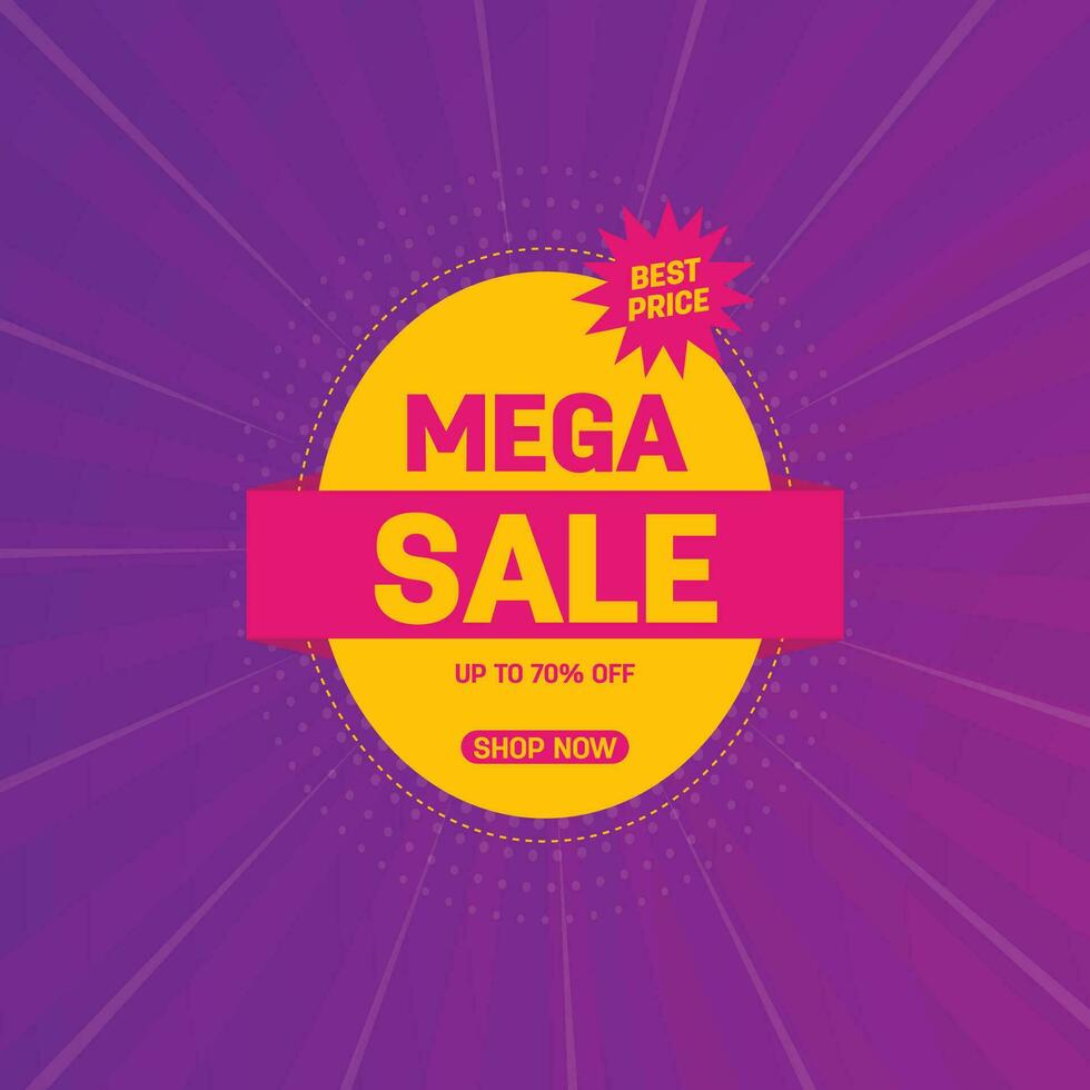 Gradient sale background vector