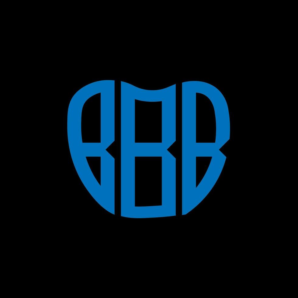 bbb letra logo creativo diseño. bbb único diseño. vector