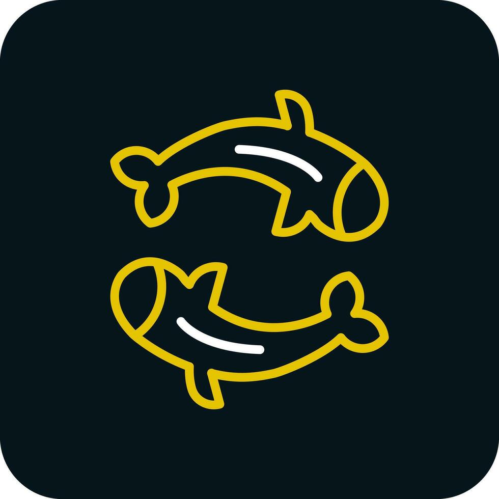 Koi fish Vector Icon Design