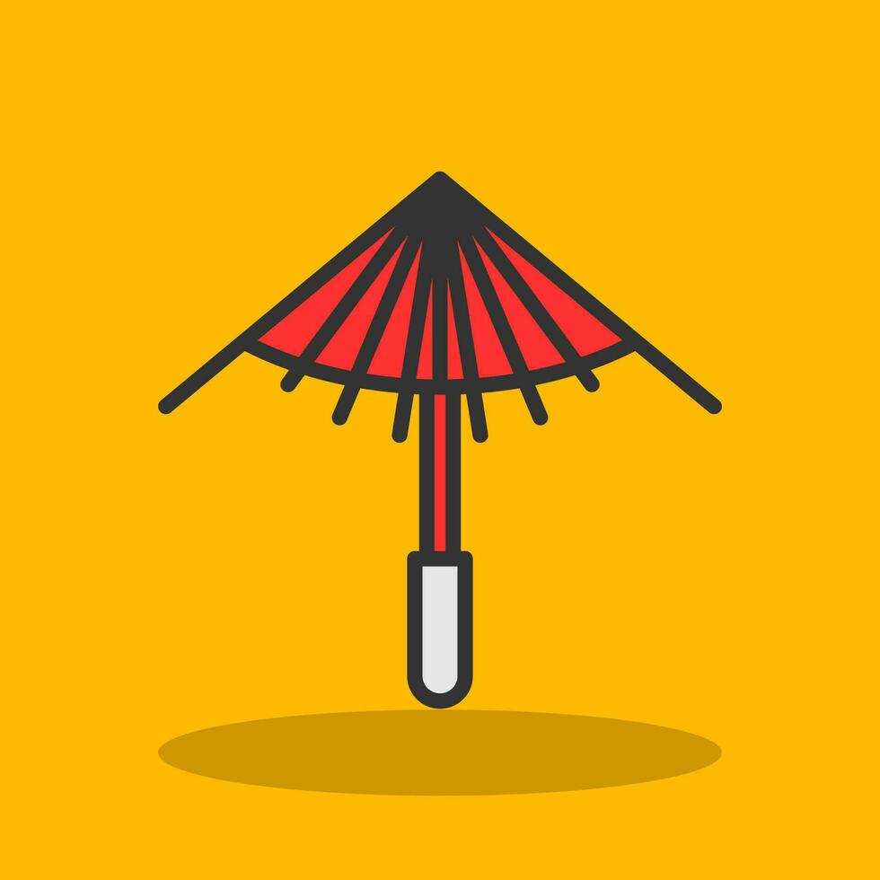 Wagasa Vector Icon Design
