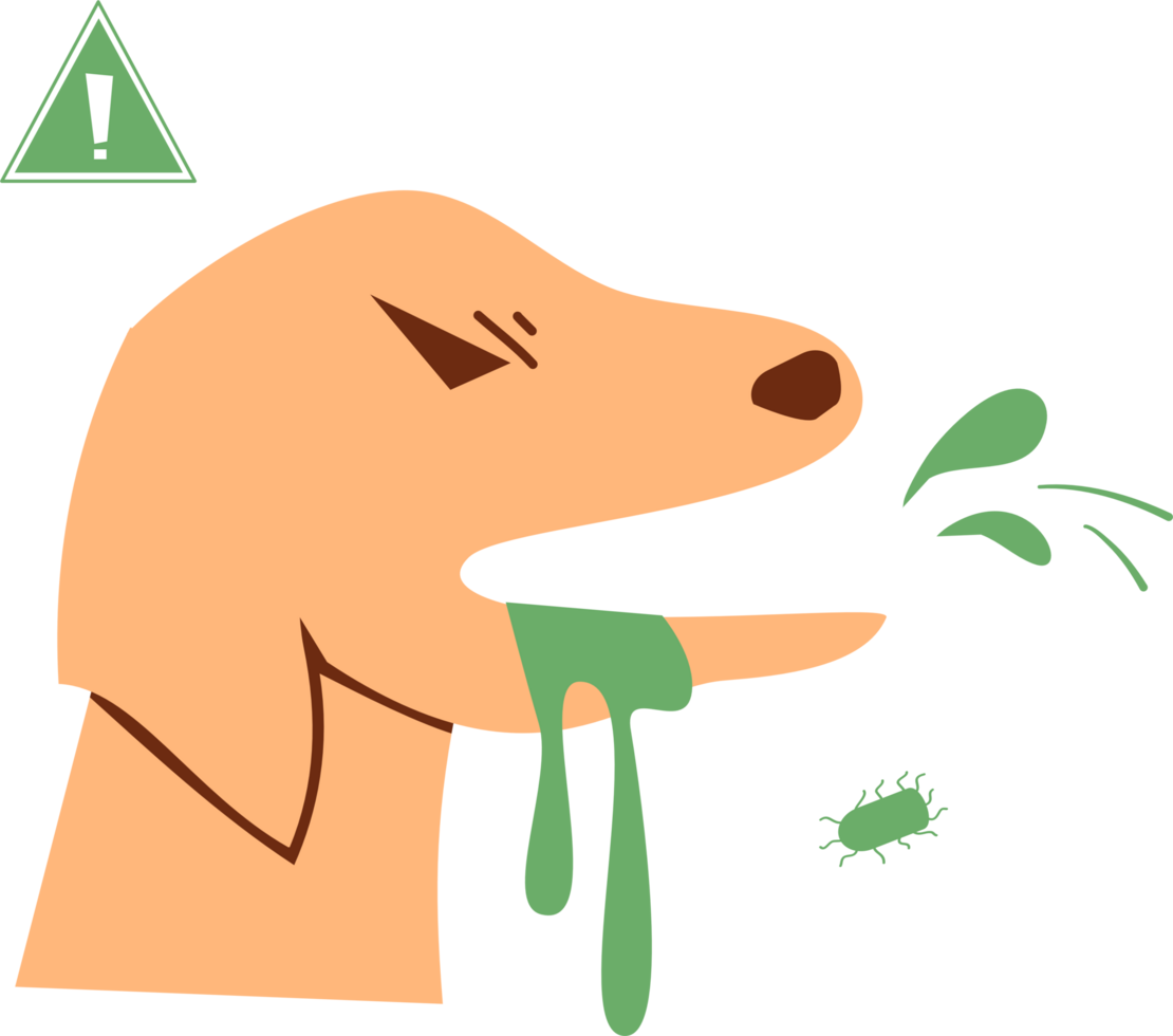 Rabies dog Clipart png