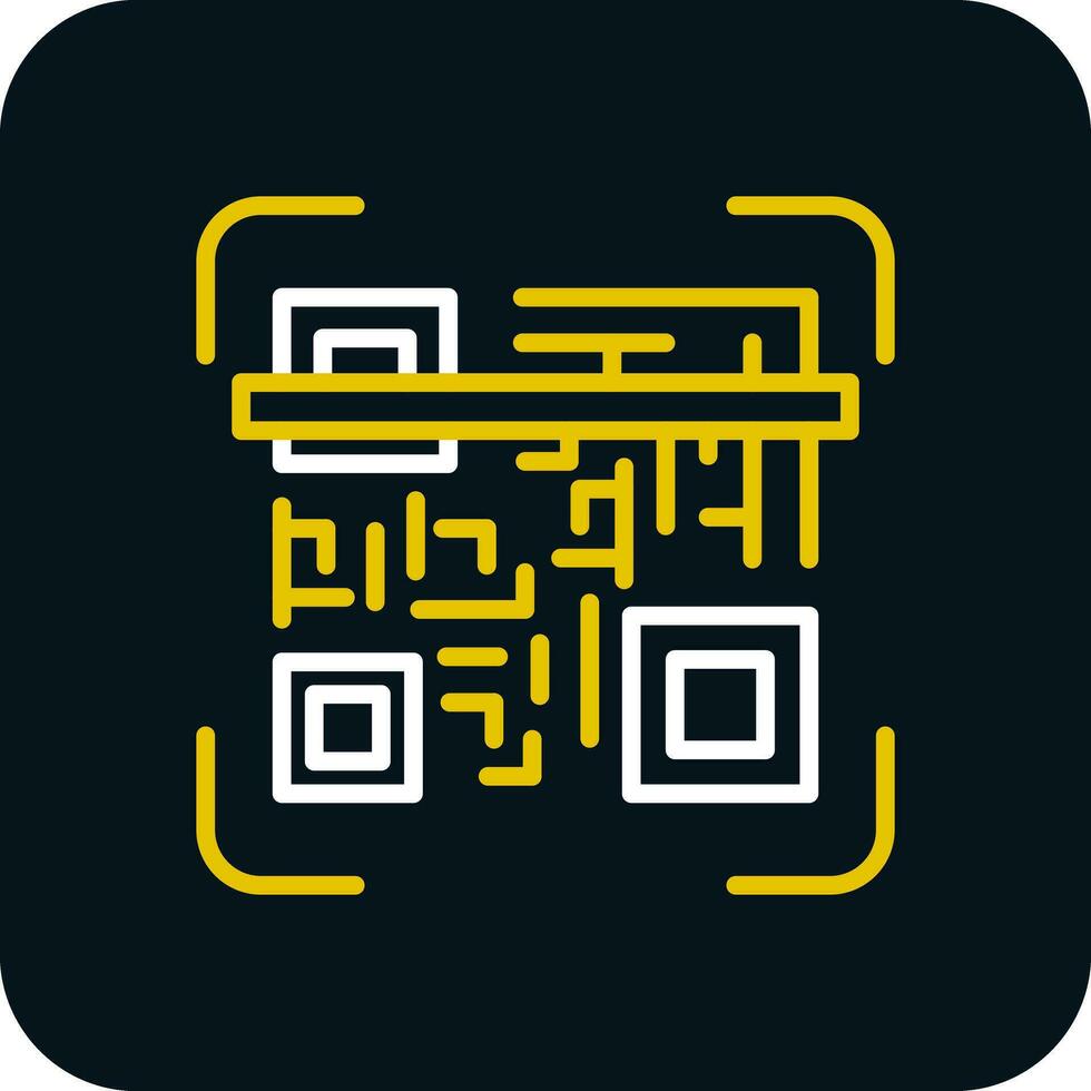 Qr code scan Vector Icon Design