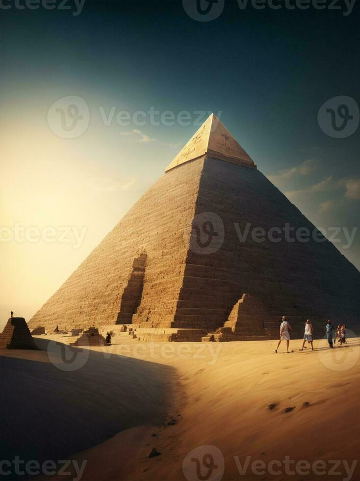 piramide en Egipto foto