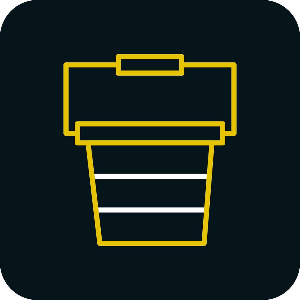 Bucket Vector Icon Design