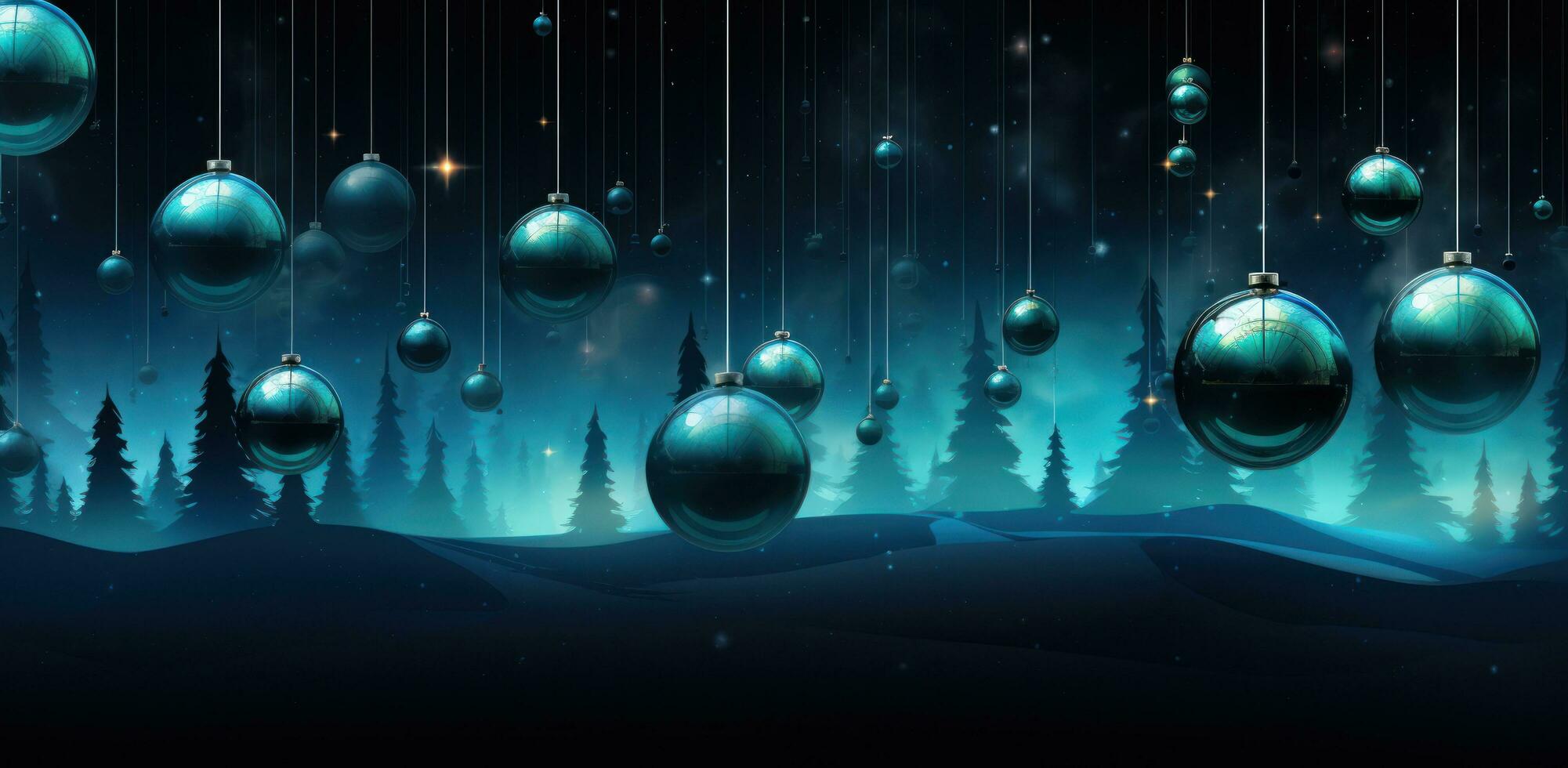 Holiday background with Christmas ball photo
