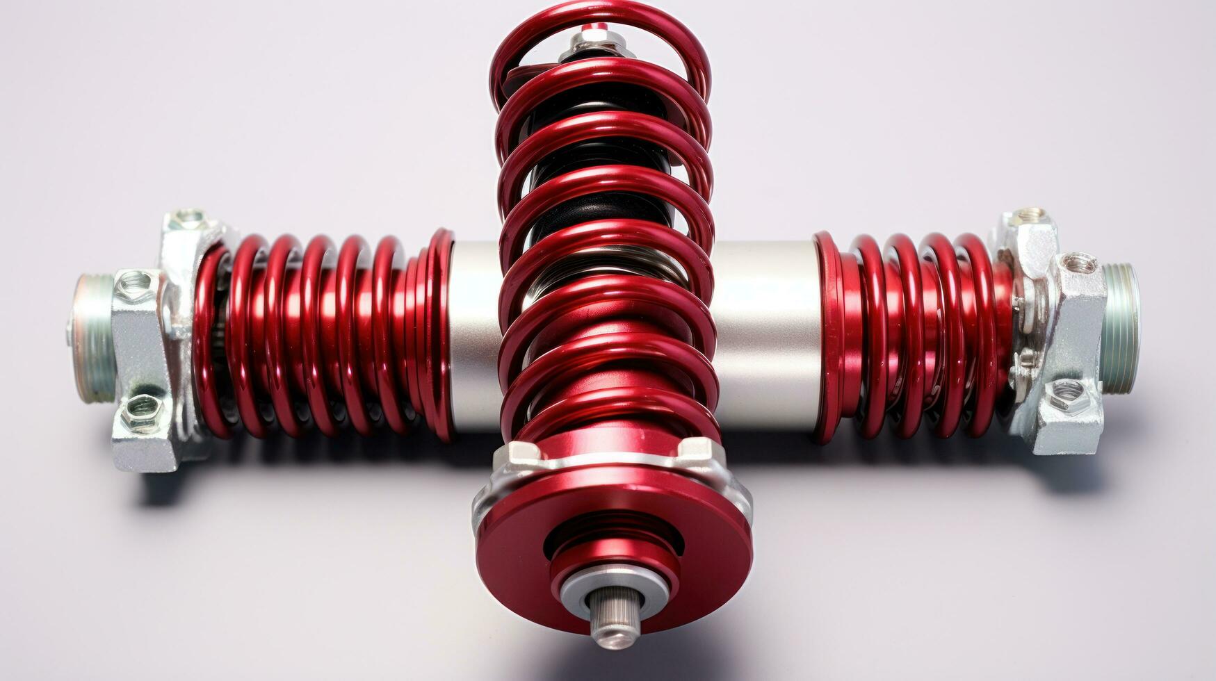 Automobile shock absorber with spring assembly photo