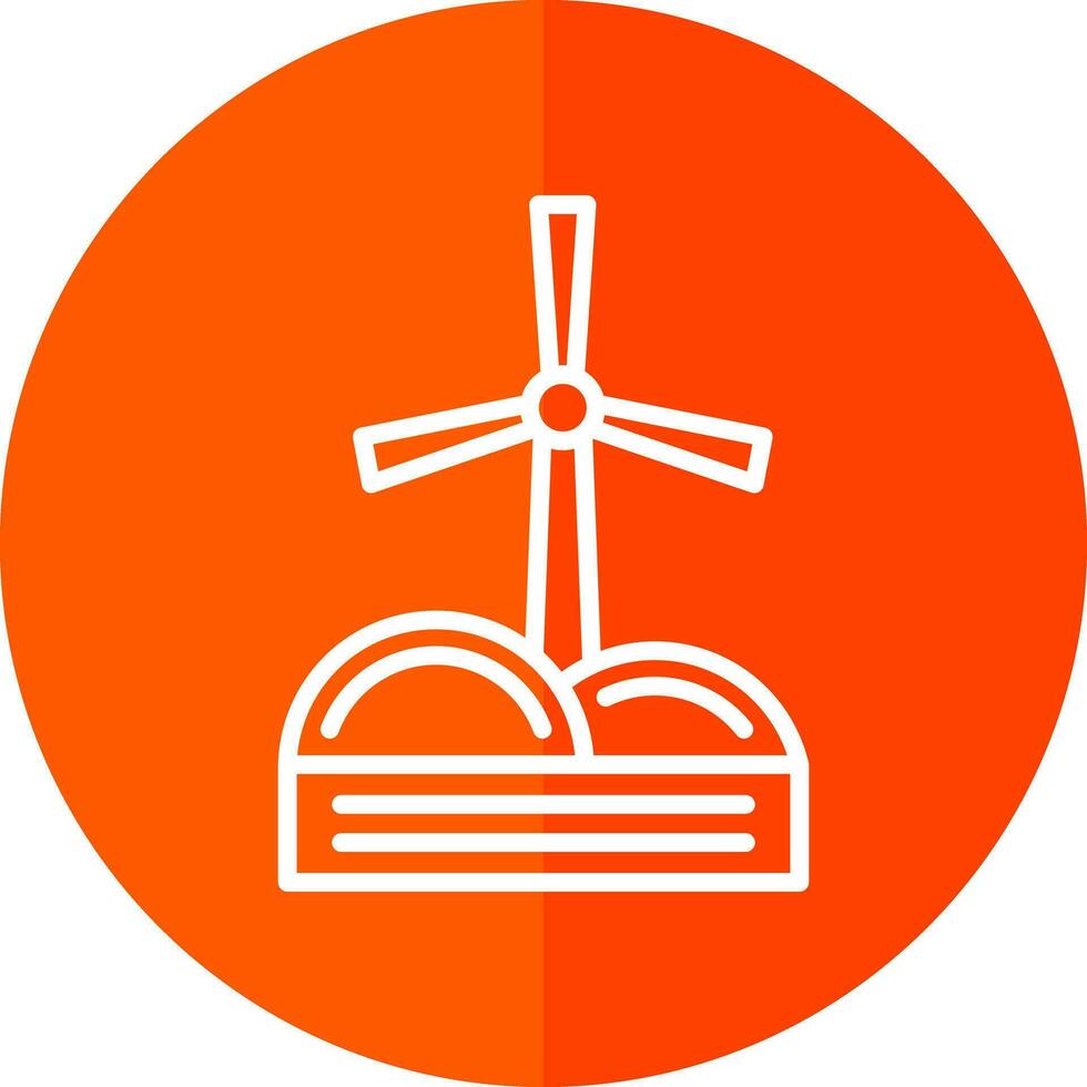 Windmill Vector Icon Design