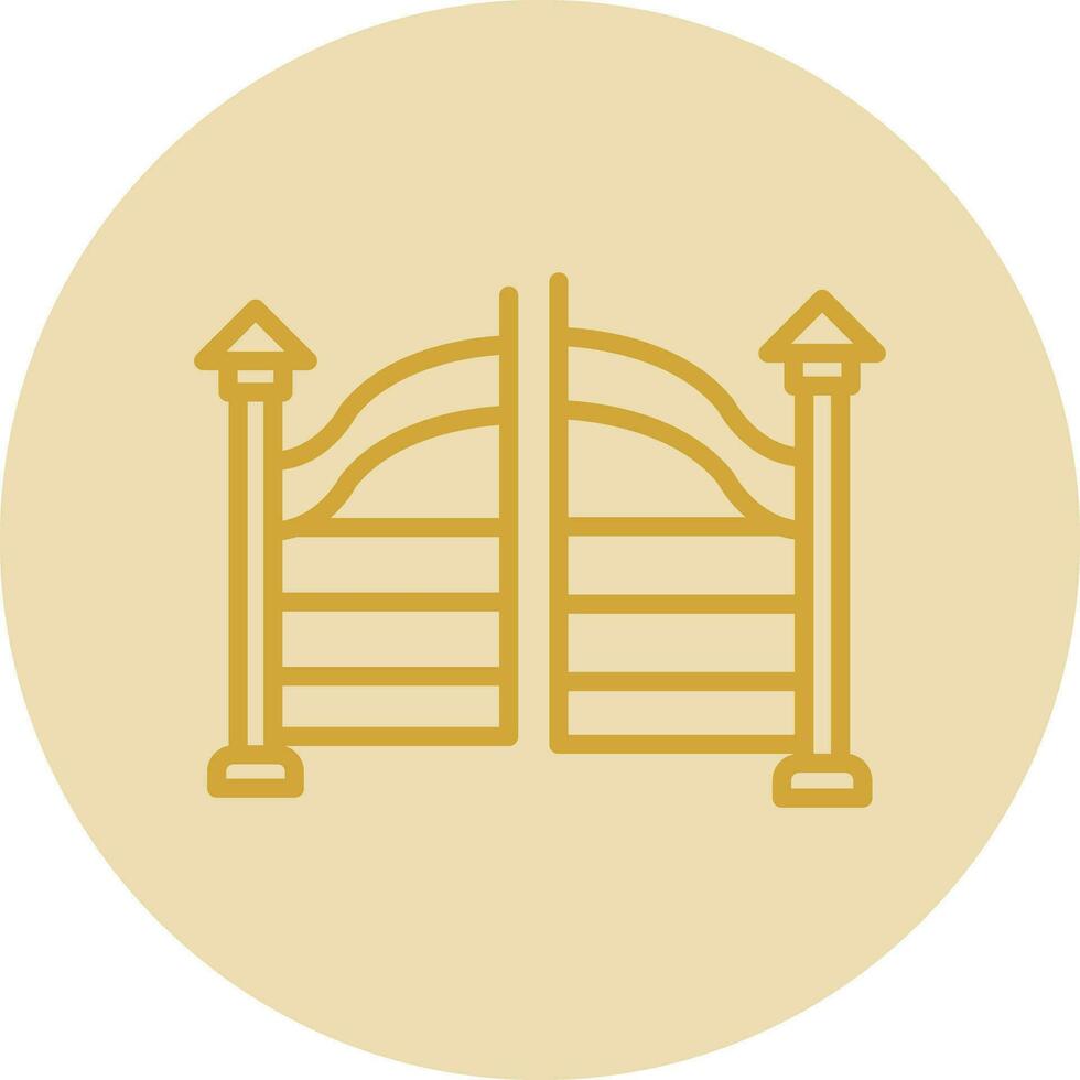 Gate Vector Icon Design