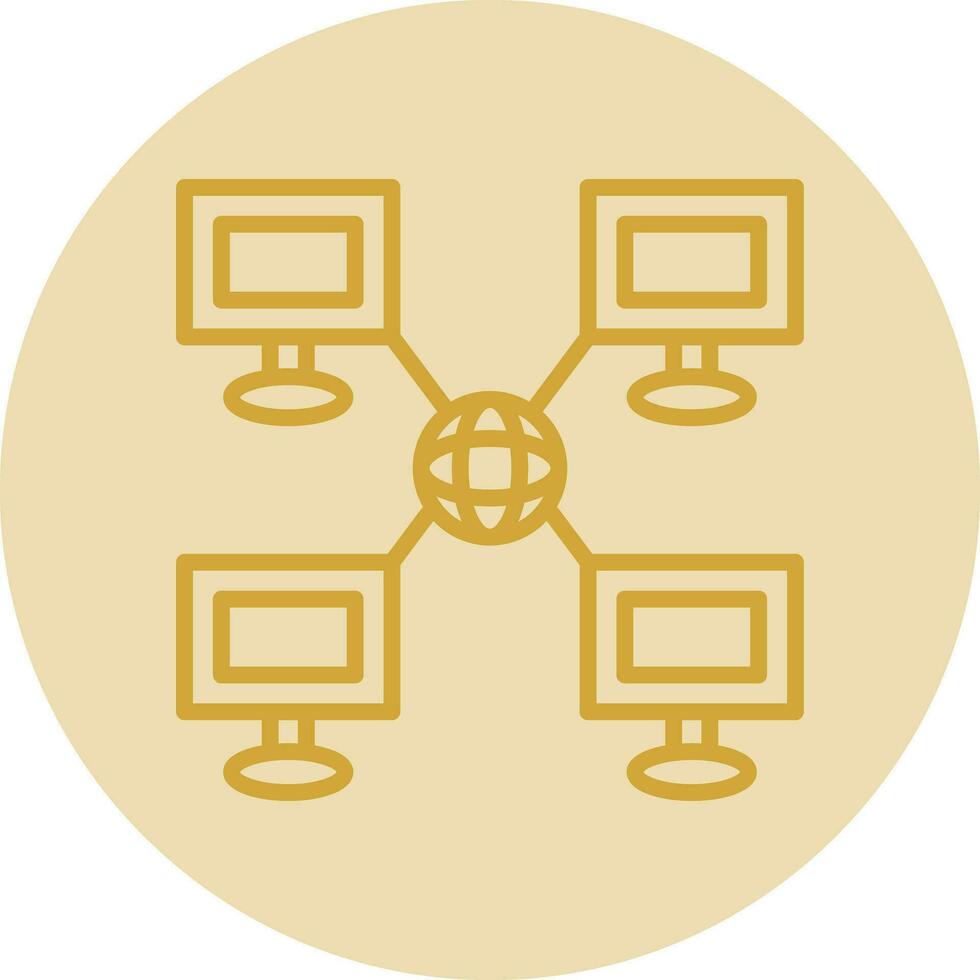 Local network Vector Icon Design