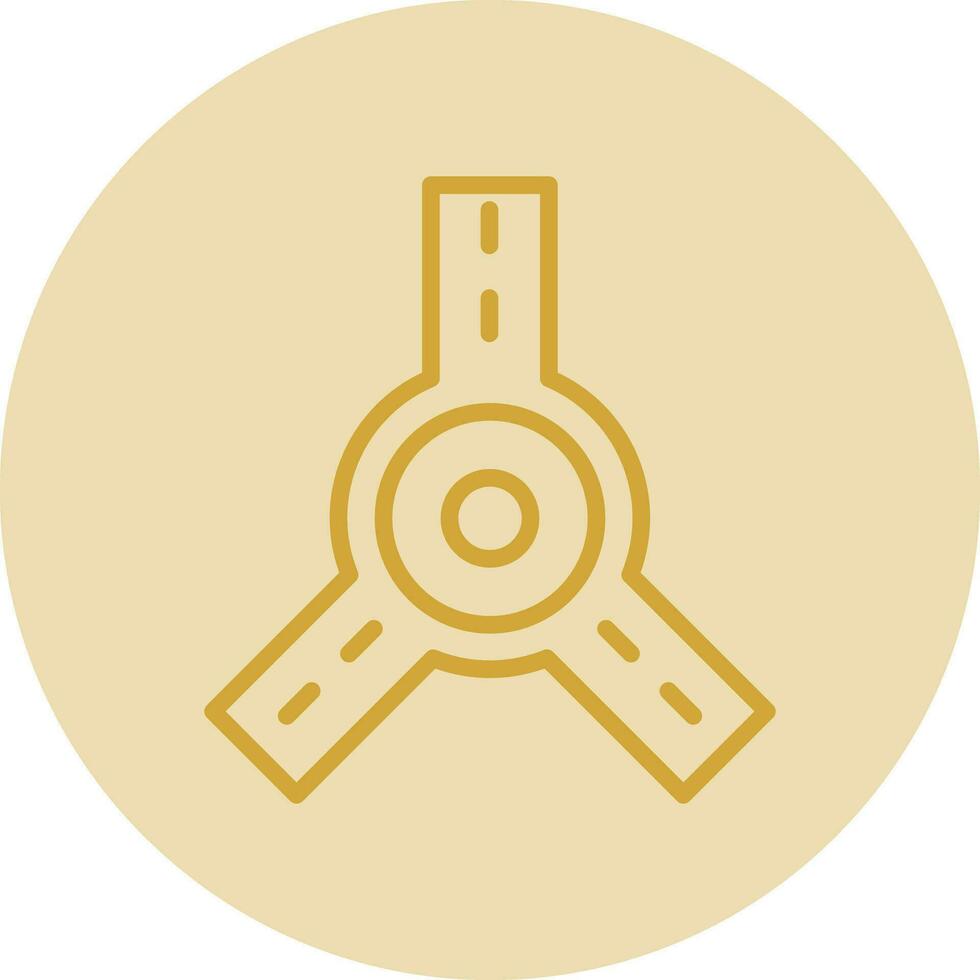 Roundabout Vector Icon Design
