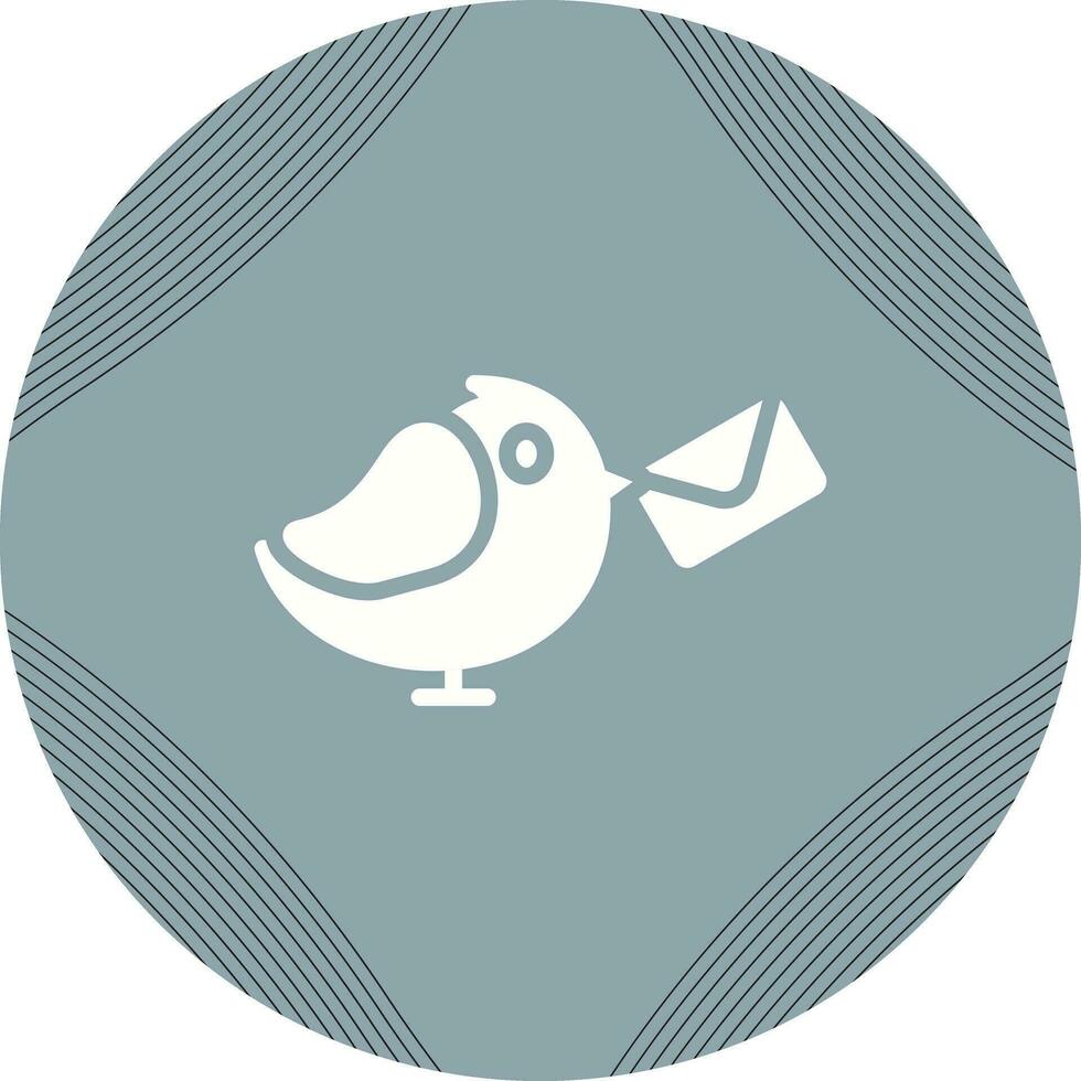 Carrier Pigeon Vector Icon