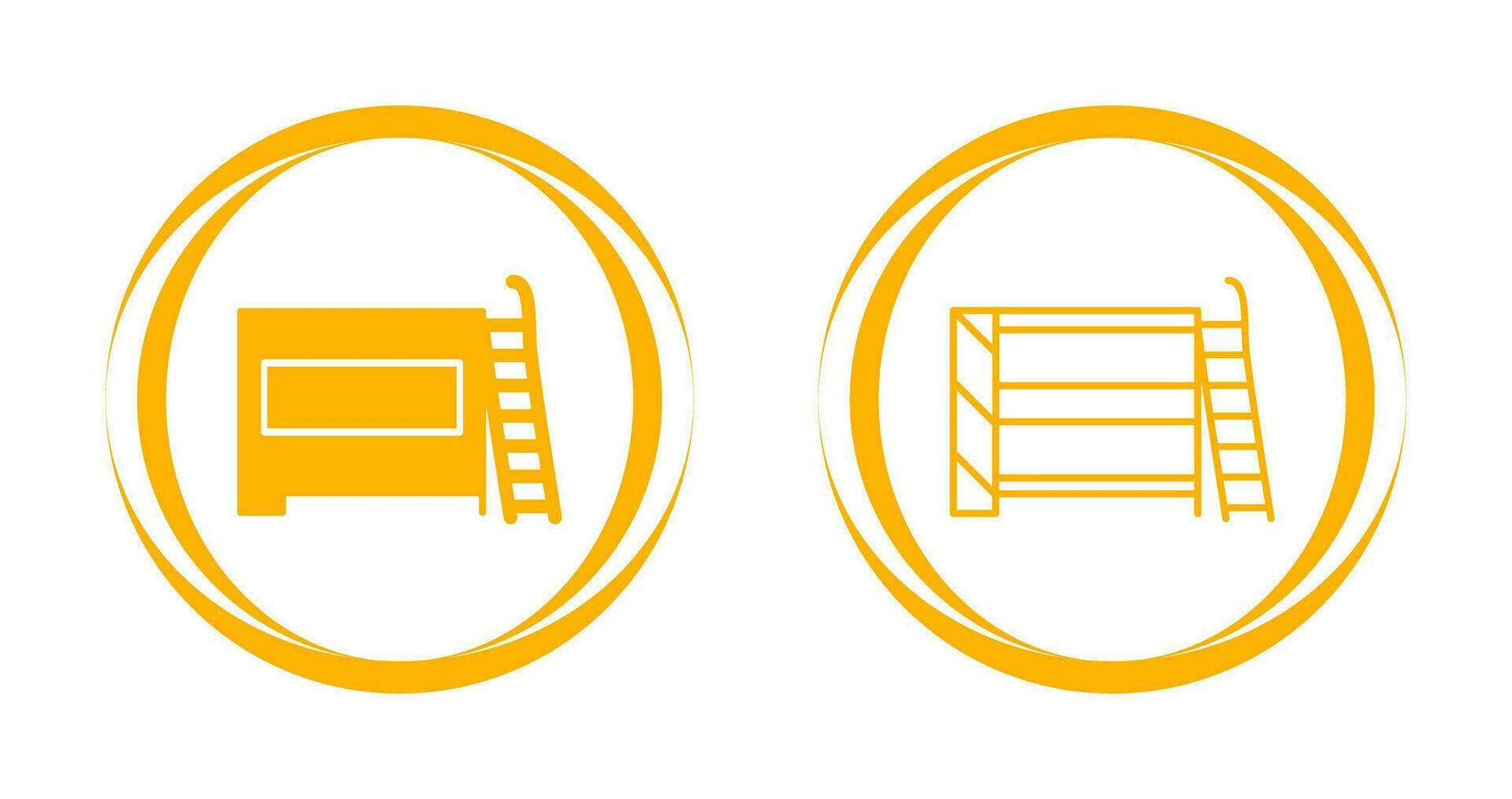 Bunk bed Vector Icon