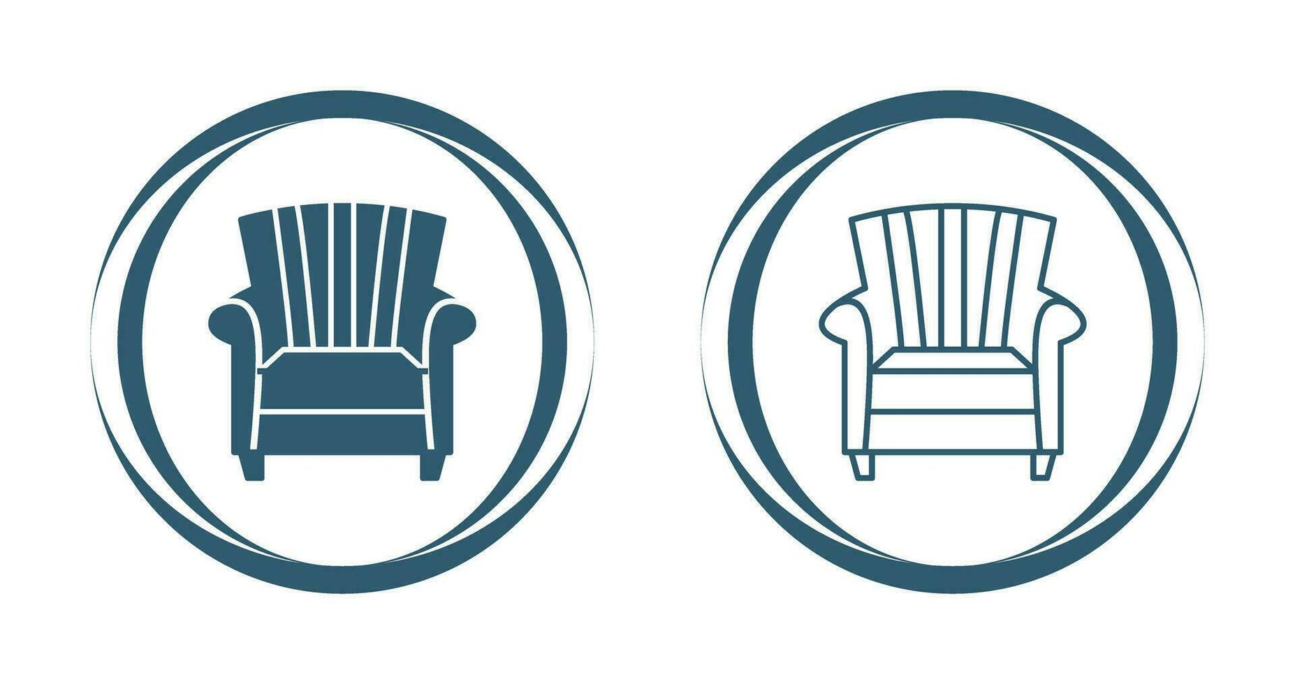 Single Sofa Vector Icon