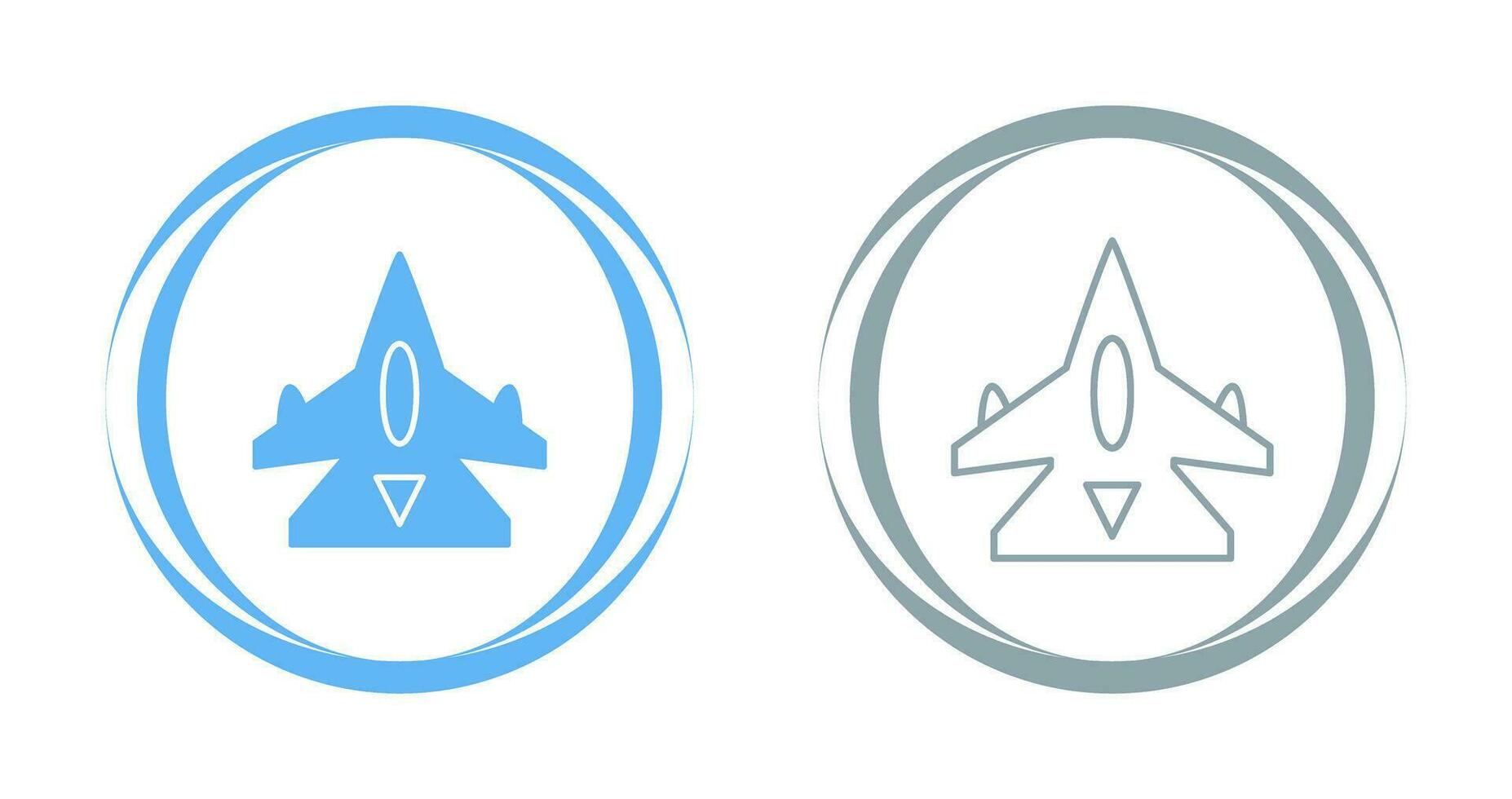 Fighter Jet Vector Icon