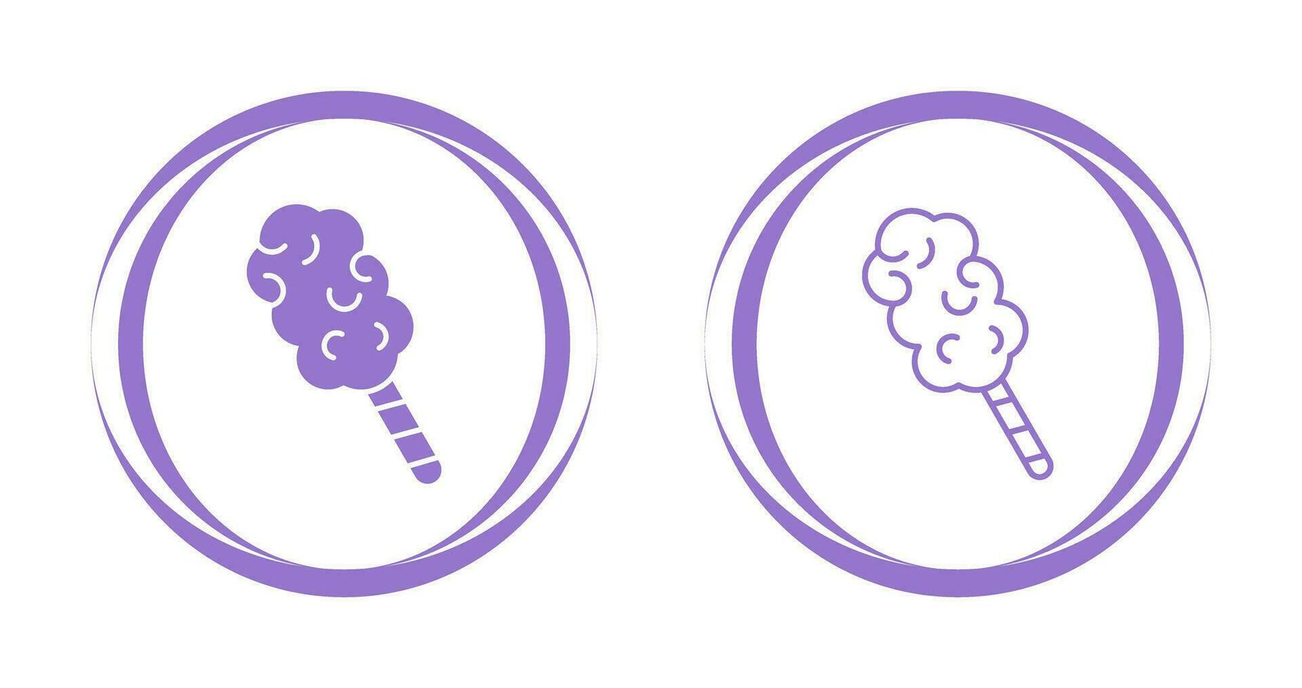 Cotton Candy Vector Icon