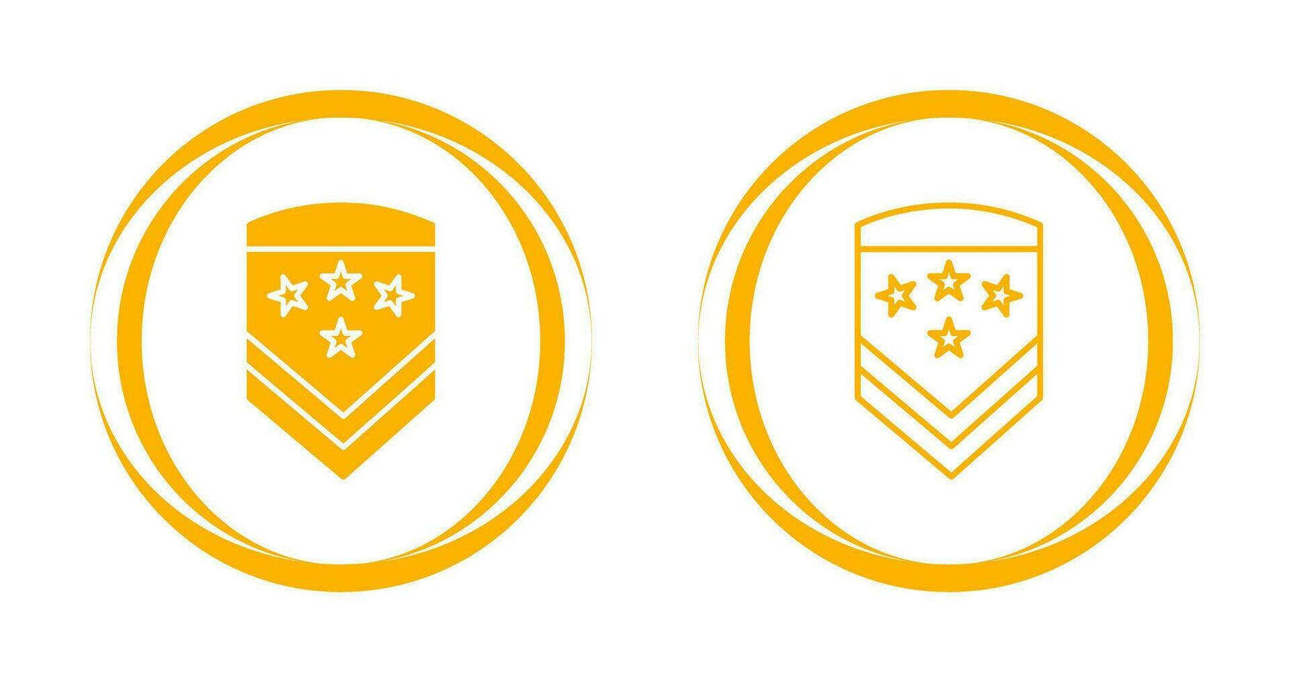 Military Badge Vector Icon