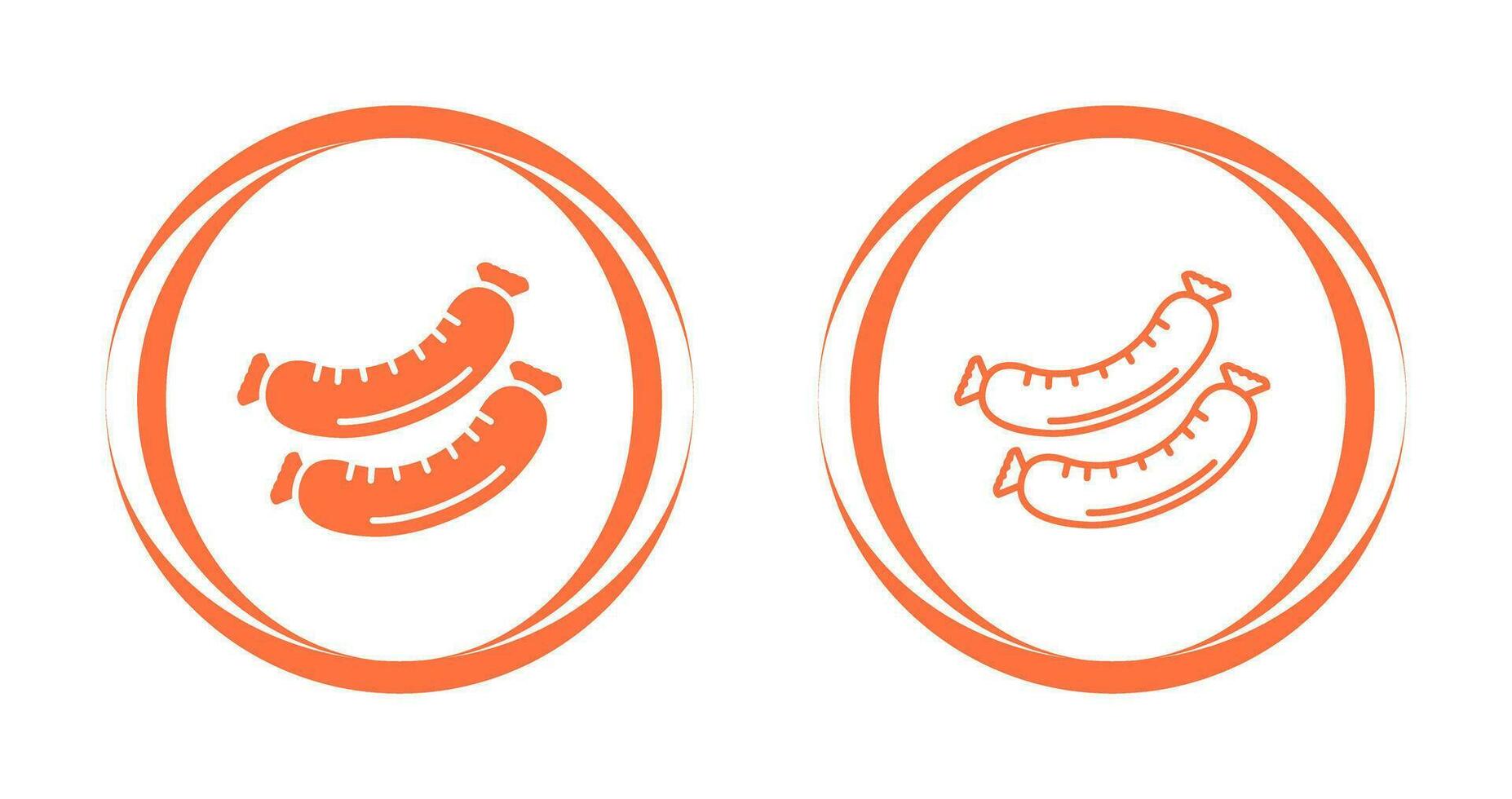 Sausage Vector Icon