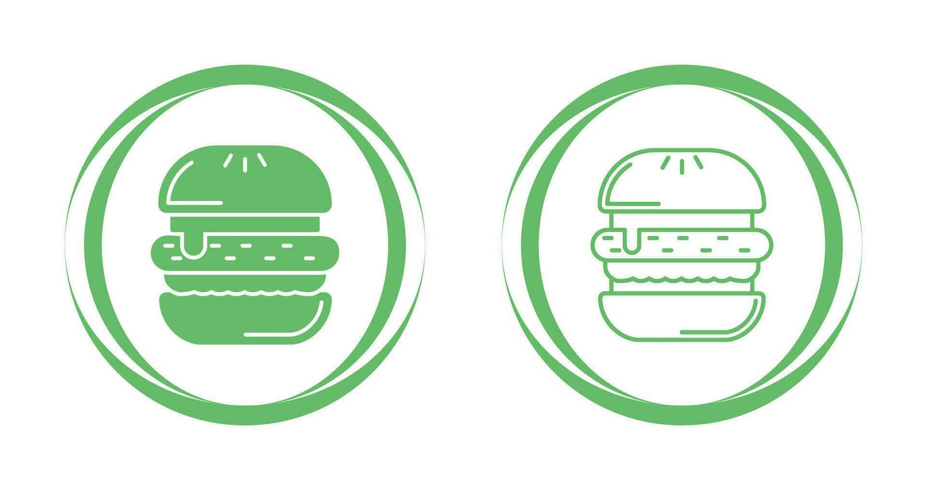 icono de vector de hamburguesa