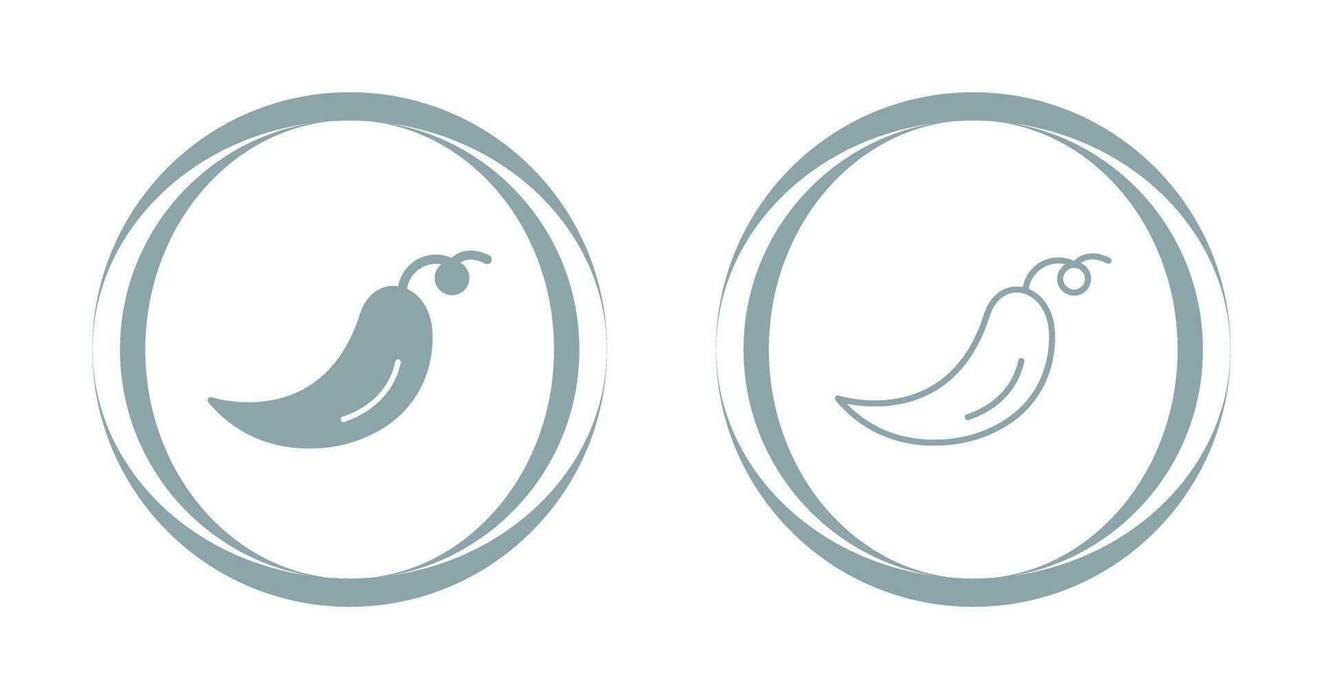 Chilli Vector Icon