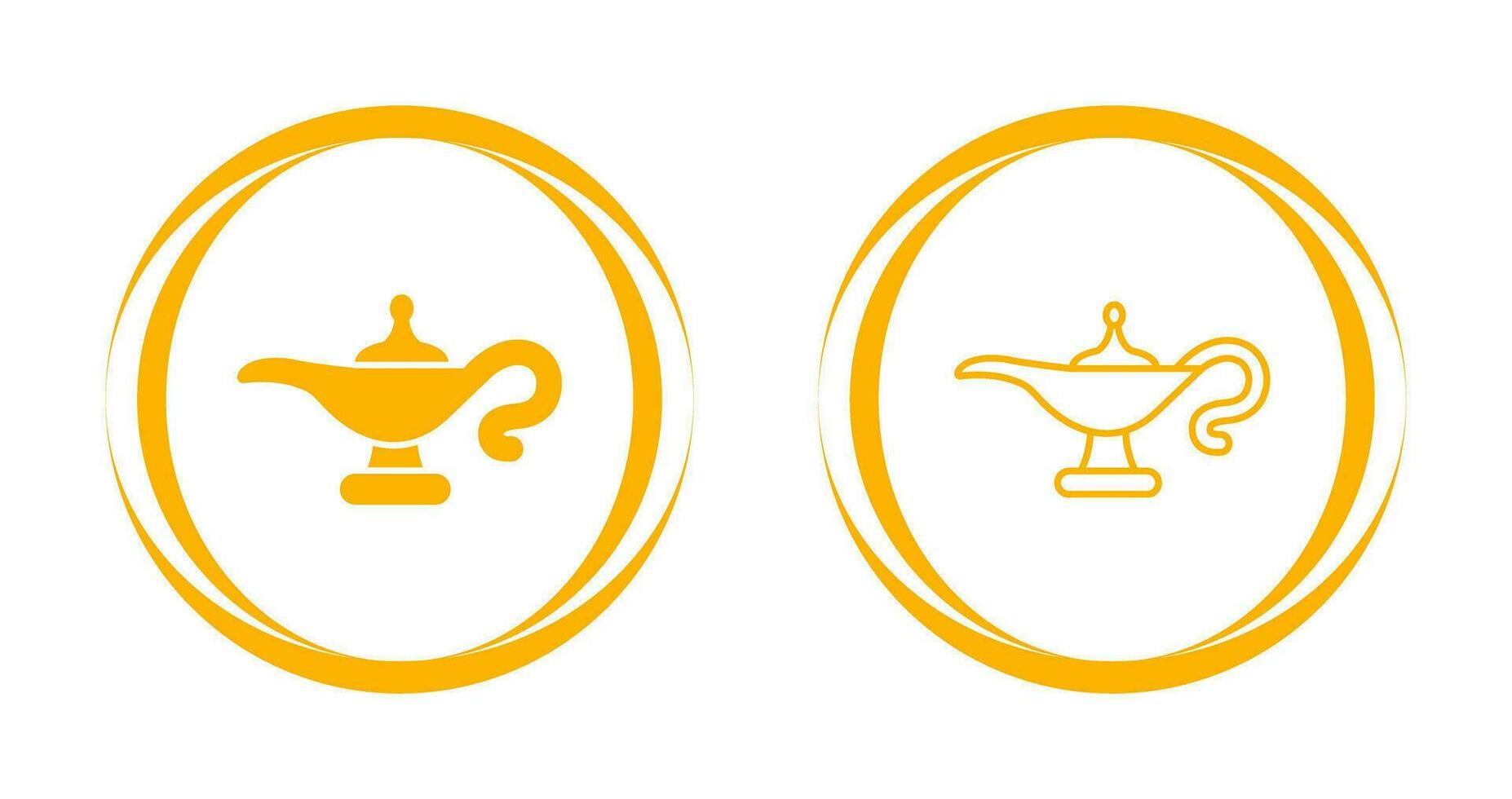 Genie Lamp Vector Icon