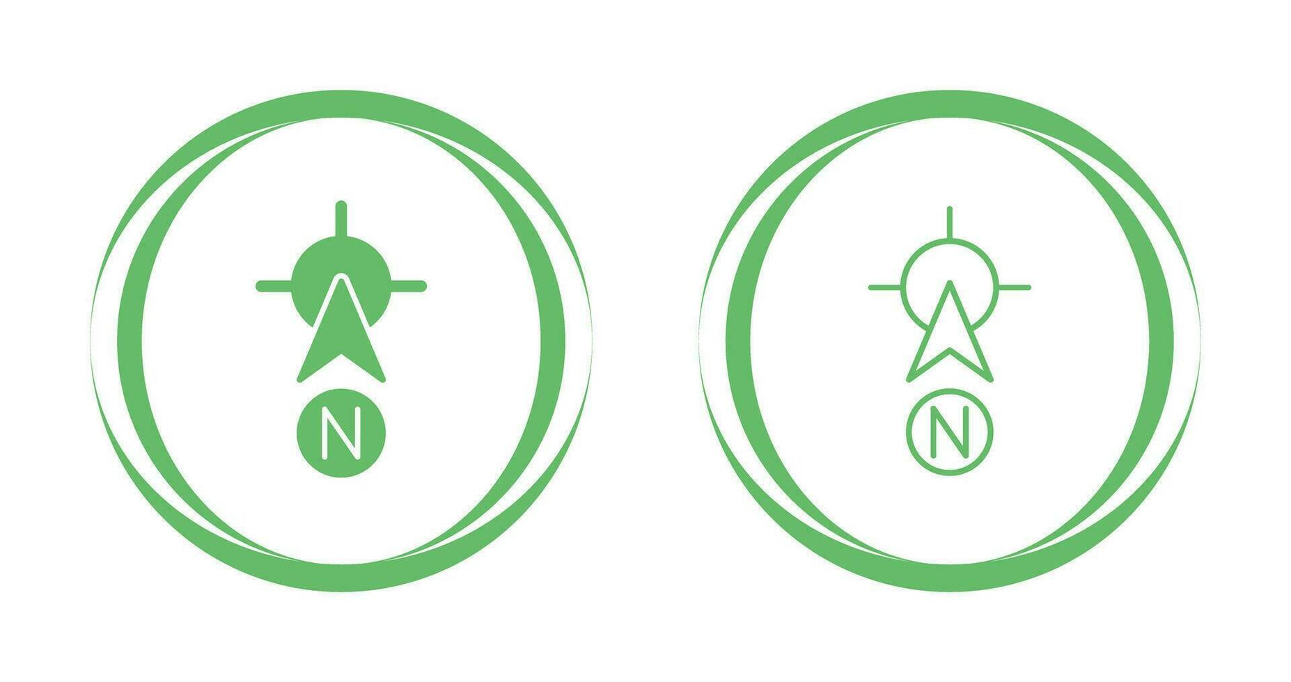 North Vector Icon