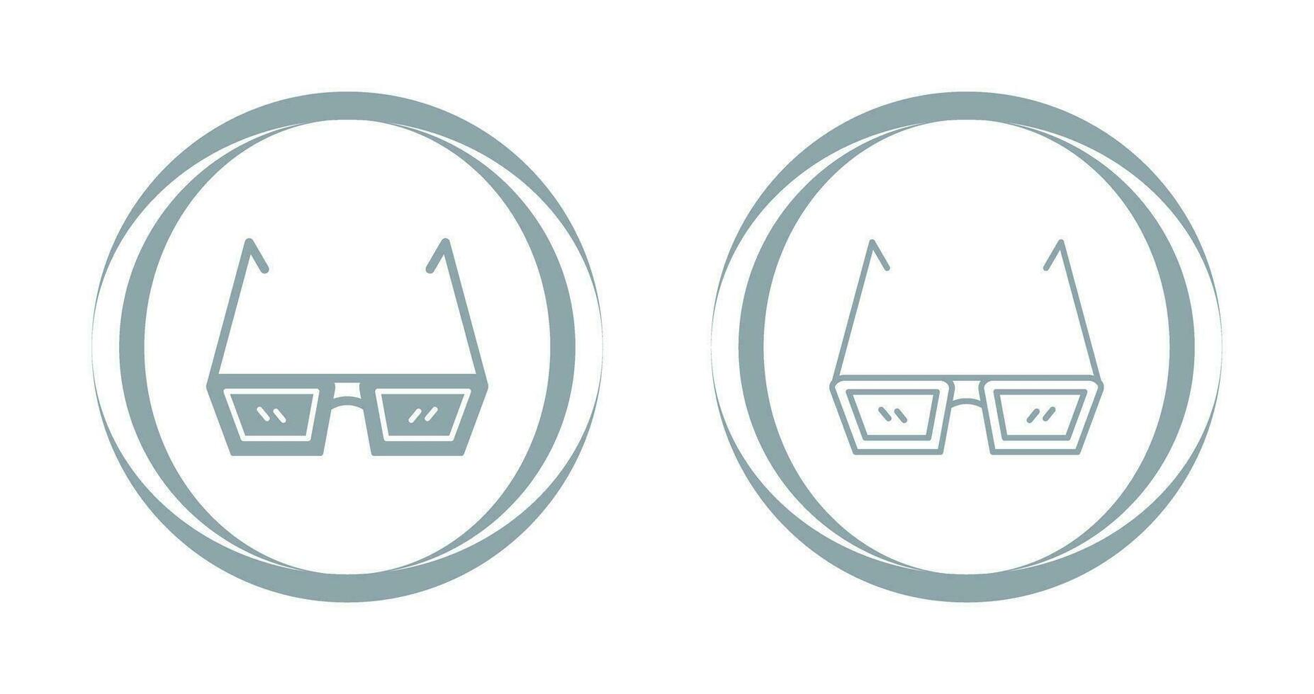 icono de vector de gafas