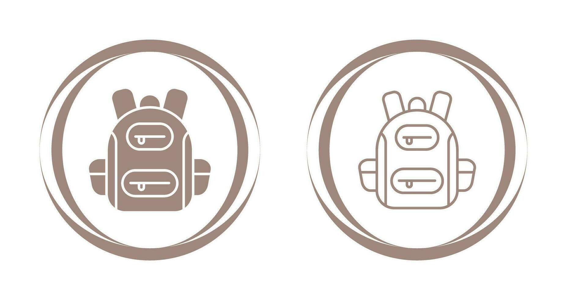 Backpack Vector Icon