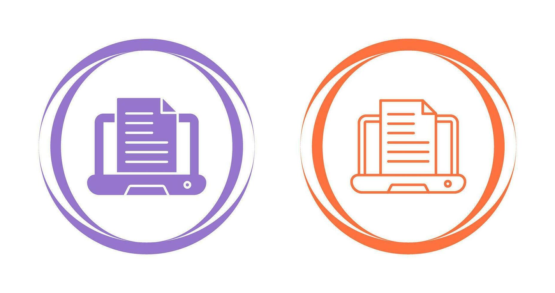 Content Writing Vector Icon