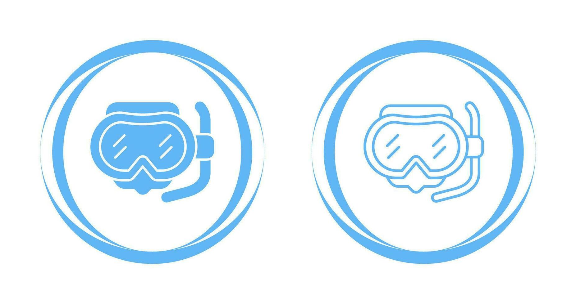 Diving Mask Vector Icon