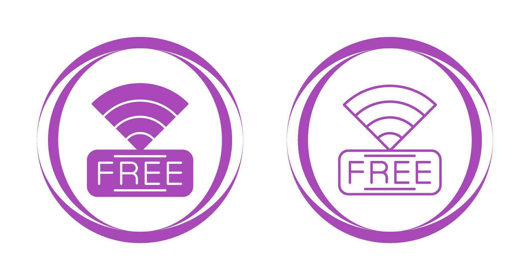 icono de vector wifi gratis
