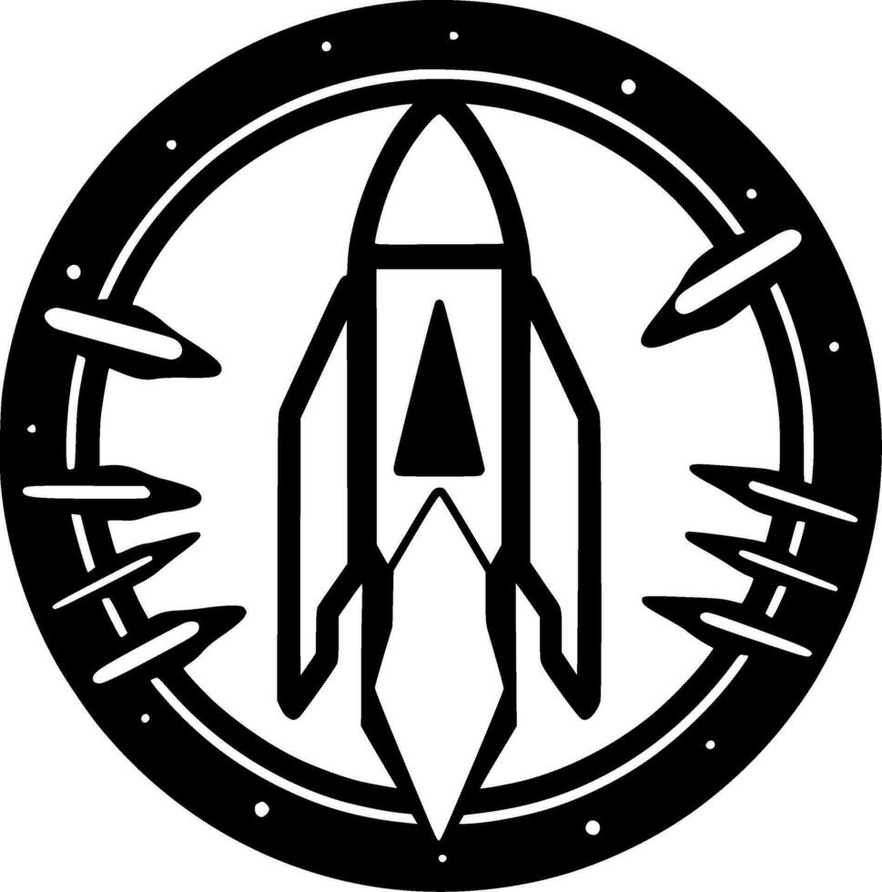 Rocket - High Quality Vector Logo - Vector illustration ideal for T-shirt graphic