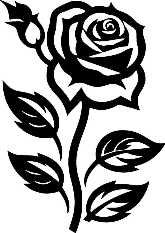 Roses - High Quality Vector Logo - Vector illustration ideal for T-shirt graphic