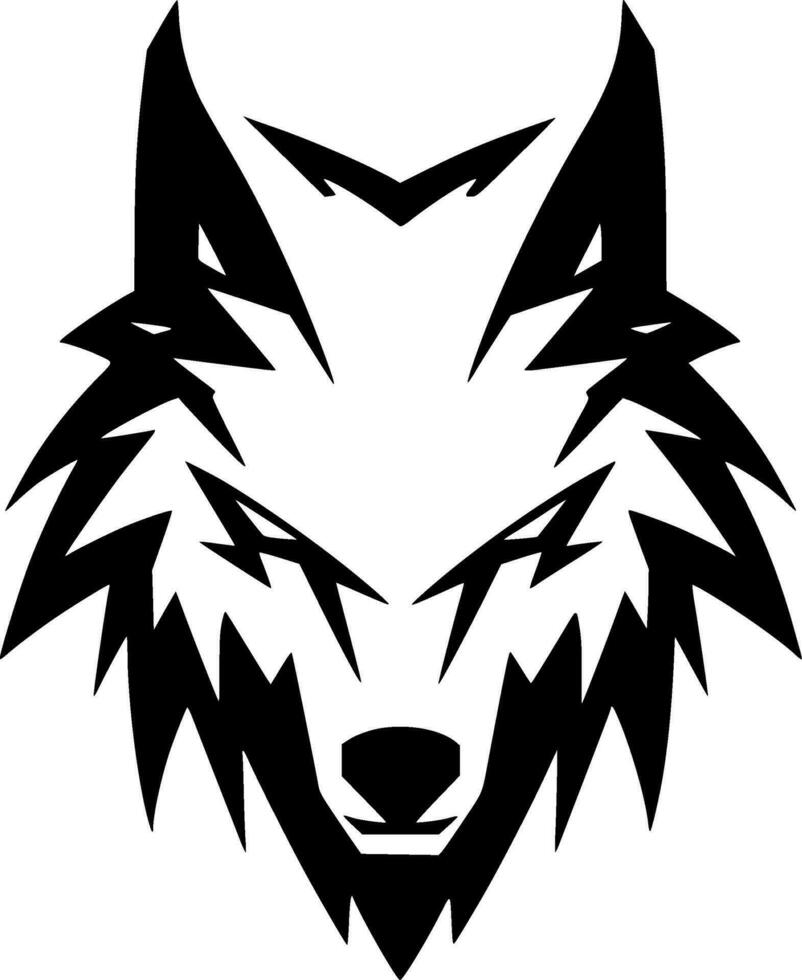 lobo - alto calidad vector logo - vector ilustración ideal para camiseta gráfico