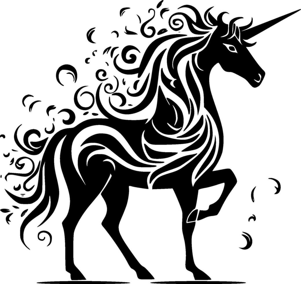 Unicorn - High Quality Vector Logo - Vector illustration ideal for T-shirt graphic