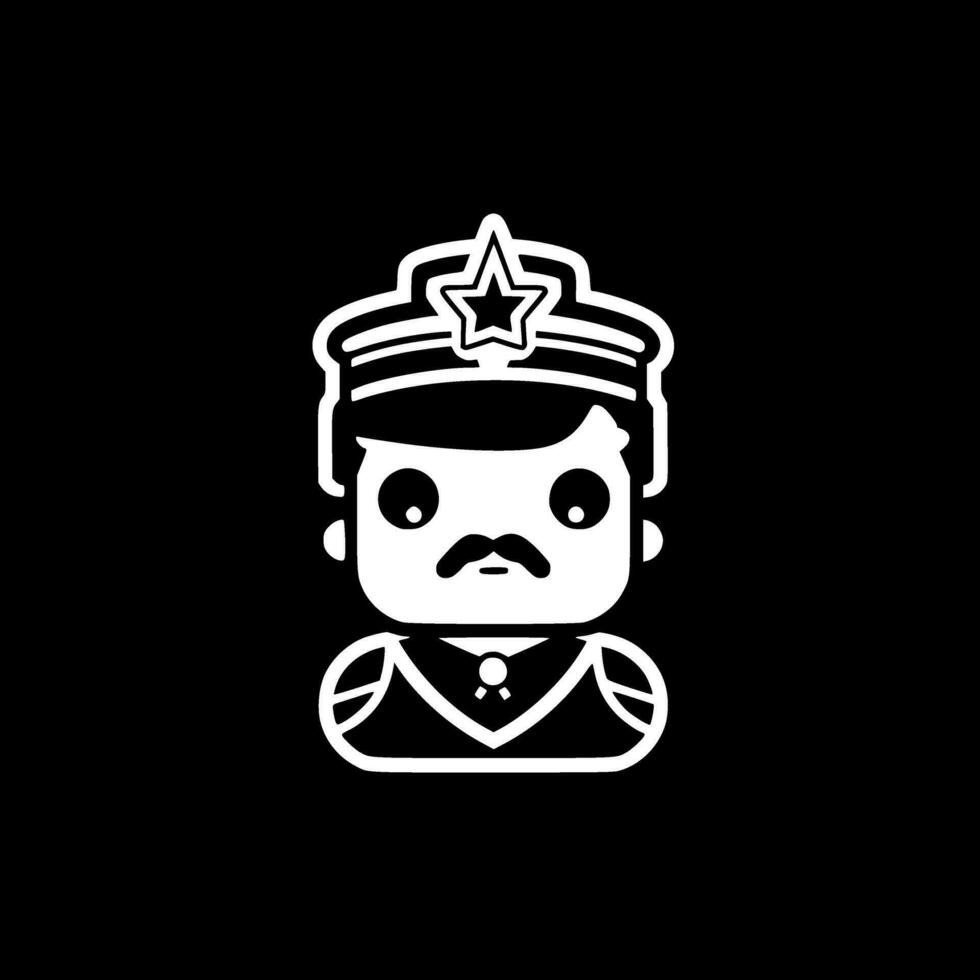 Military, Minimalist and Simple Silhouette - Vector illustration