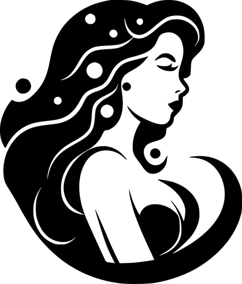 Mermaid - High Quality Vector Logo - Vector illustration ideal for T-shirt graphic