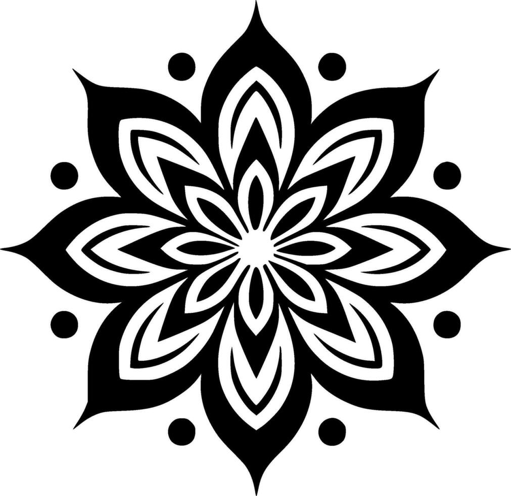 Mandala - High Quality Vector Logo - Vector illustration ideal for T-shirt graphic