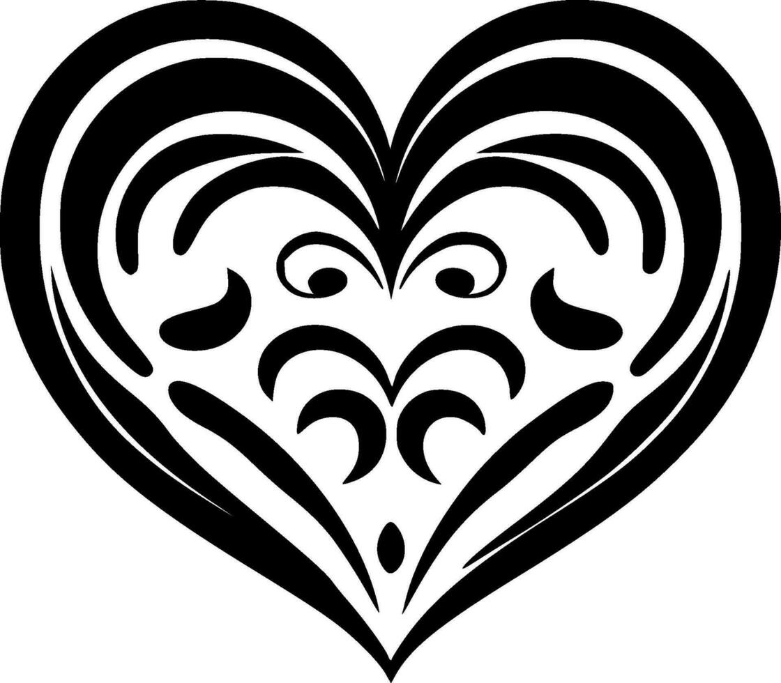 Heart - High Quality Vector Logo - Vector illustration ideal for T-shirt graphic