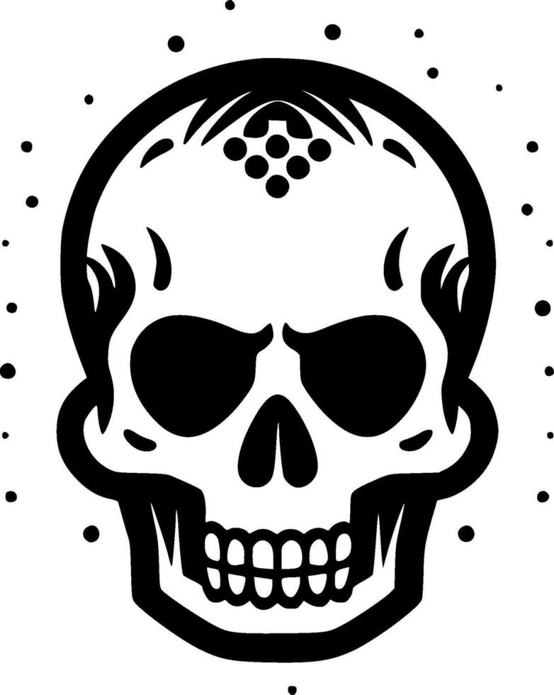 Halloween, Black and White Vector illustration