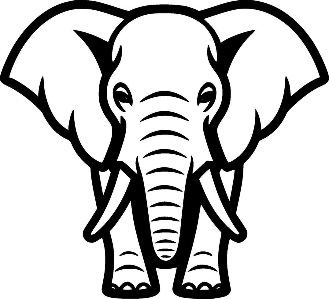 elefante - alto calidad vector logo - vector ilustración ideal para camiseta gráfico